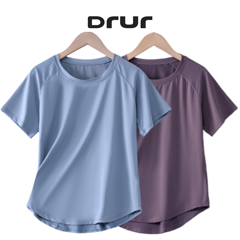 T Shirt Dry Fit - DRUR damska koszulka sportowa z krótkim