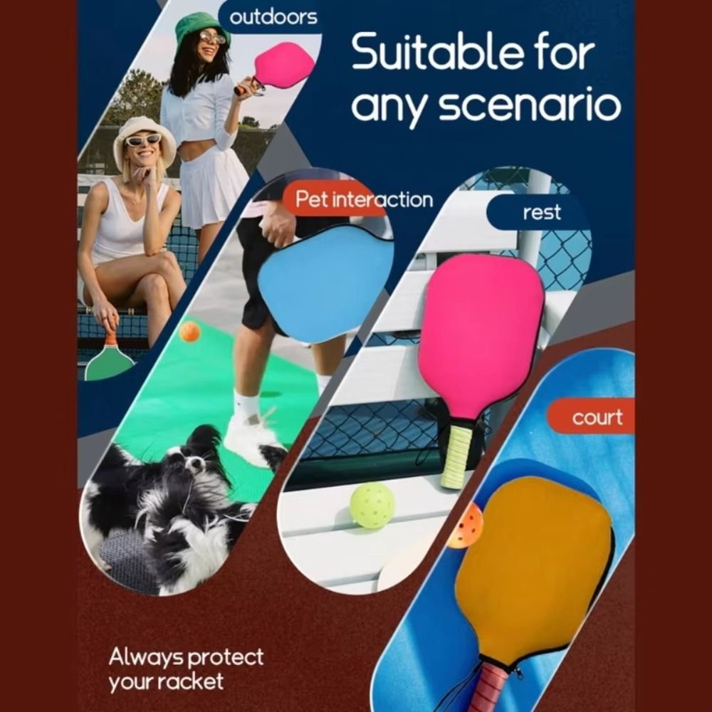 Racket Cover Bag - Miękki neoprenowy pokrowiec na rakietę do