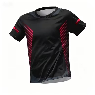 Badminton Lovers - Sportowa koszulka fitness z krótkim rękawem,