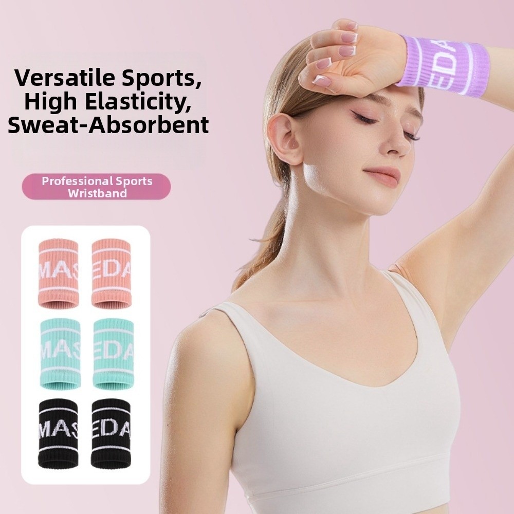 Wristband Pair Sweat - 1 Para Elastycznych, Oddychających Opasek Sportowych