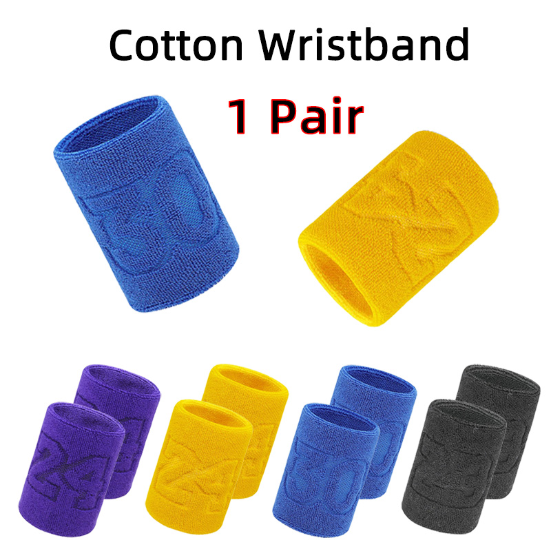 Wristband Pair Sweat - 1 para bawełniana elastyczna opaska na
