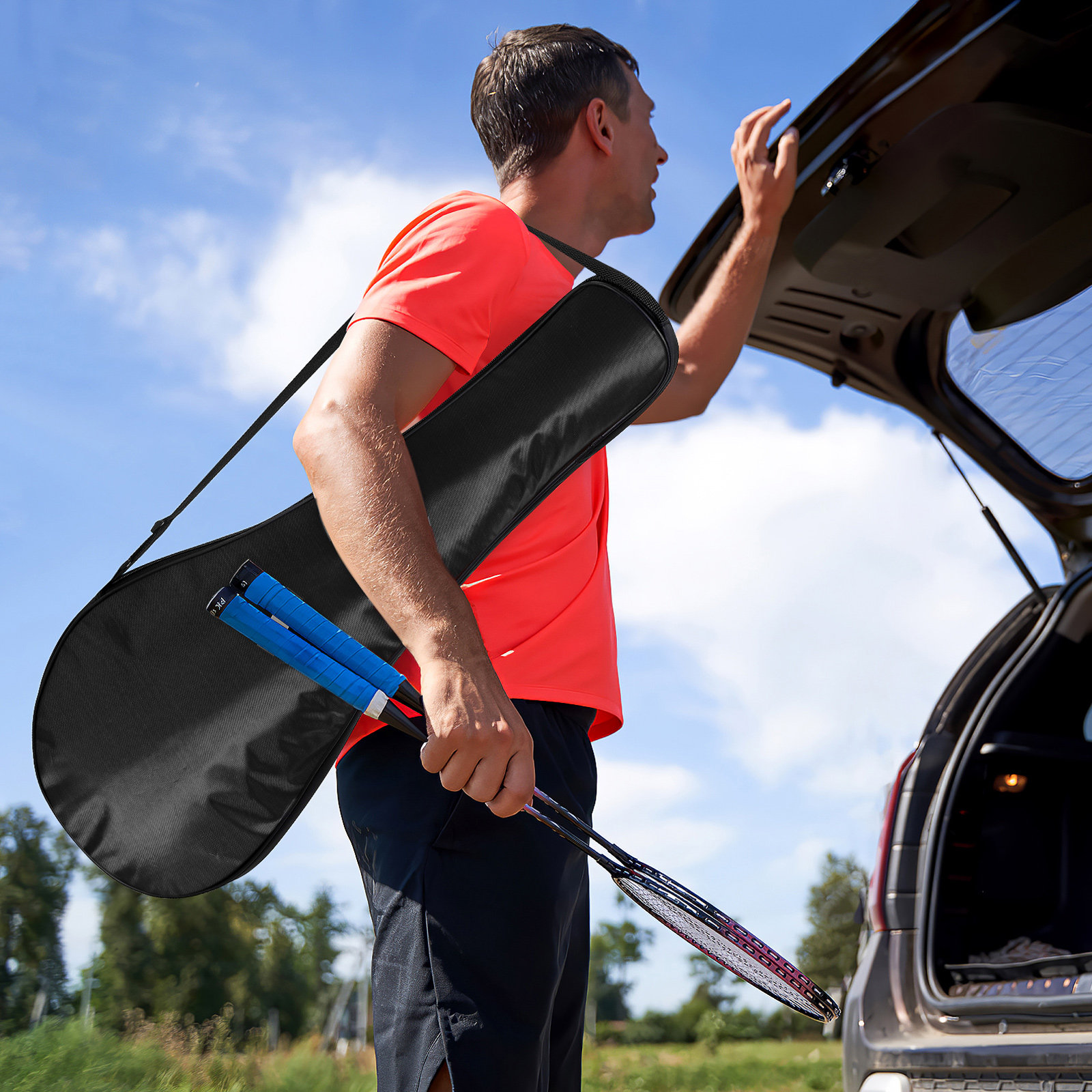 Torba na badmintona na zewnątr – Racket Cover Bag recenzja i cena