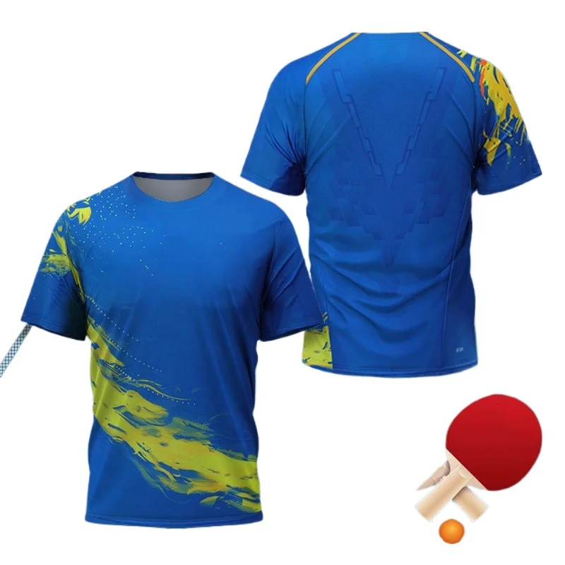 Męska koszulka graficzna z mot – Badminton Lovers recenzja i cena
